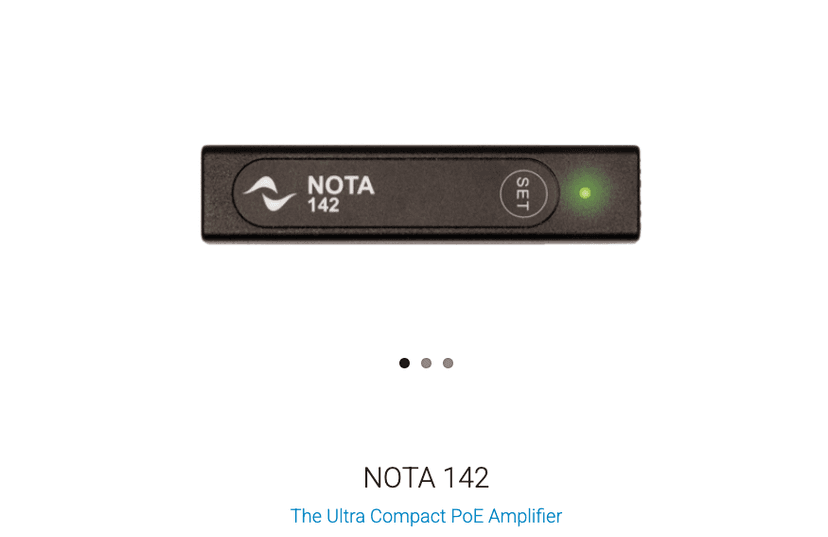 NOTA 142 - The Ultra Compact PoE Amplifier